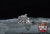 Ægishjálmur Ring - Serpent, 925 Silver