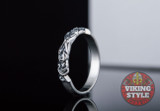 Norse Band Ring - 925 Silver