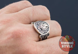 Norse Raven Ring - Norse Collection, 925 Silver