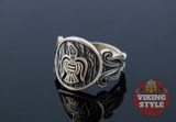 Norse Raven Ring - Norse Collection, 925 Silver