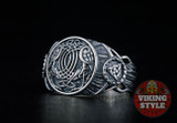 Huginn & Muninn Ring - Triqueta, 925 Silver