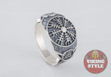 Ægishjálmur Ring - Triqueta, 925 Silver