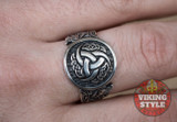 Tri-Horn Ring - Wolf, 925 Silver