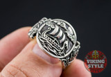 Drakkar Ring - Wolf, 925 Silver