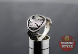 Norse Raven Ring - Wolf, 925 Silver