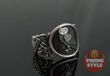 Owl Ring - Wolf, 925 Silver