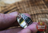 Vegvísir Ring - Odin Collection, 925 Silver