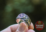 Vegvísir Ring - Odin Collection, 925 Silver