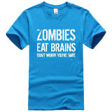 Zombies Eat Brains Funny T-shirt