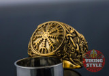 Ægishjálmur Ring - Mammen, Gold