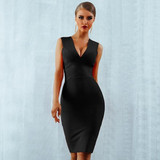 Sleeveless Bandage Bodycon Midi Dress Sleeveless Bandage Bodycon Midi Dress