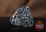 Jörmungandr Ring - World Serpent, 925 Silver