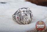 Odin Ring - Allfather, 925 Silver
