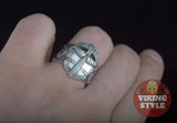 Viking Helmet Ring III - 925 Silver