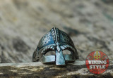 Viking Helmet Ring - 925 Silver