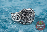 Yggdrasil Ring - Endless Knot, 925 Silver
