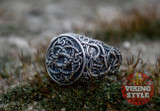 Jörmungandr Ring - Urnes, 925 Silver