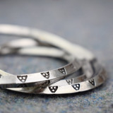 Triangular Pattern Viking Ring Money Bracelet