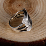 Intertwine 925 Sterling Silver Adjustable Vintage Punk Rock Ring Intertwine 925 Sterling Silver Adjustable Vintage Punk Rock Ring