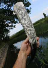 Viking Dragon Drinking Horn
