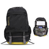 Black Camping/Hiking 20 to 35 Litre Backpack with Shoe Compartment