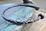 Hand Forged Adjustable Neck Torc