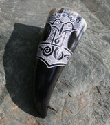 Mjolnir Drinking Horn