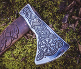 Handmade Viking Axe - Aegishjalmr Handmade Viking Axe - Aegishjalmr