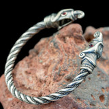 Silver Huginn & Muninn Arm Ring
