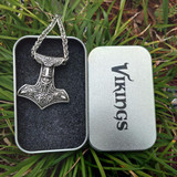 Thor's Hammer Pendant featuring Odin's Ravens. Thor's Hammer Pendant featuring Odin's Ravens.
