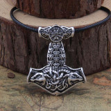 Goat's Head Mjolnir Pendant