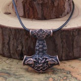 Goat's Head Mjolnir Pendant