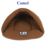 Warm & Cozy Nestling Cave Bed for Puppies and Small Dogs