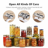 Adjustable Stainless Steel Can Opener Easy Twist Off Jar Cap Bottle Lid Remover