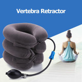 3-layered Inflatable Neck Massage Vertebra Retractor Neck Support Tractor