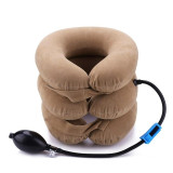 3-layered Inflatable Neck Massage Vertebra Retractor Neck Support Tractor