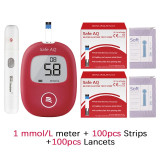 Safe Smart Blood Glucose Meter with Test Strips
