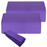 2pcs Cotton Yoga Strap Stability Blocks Set for Yoga