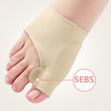 2Pcs/Pair Comfortable Soft Bunion Protector Toe Straightener Silicone Toe Separators