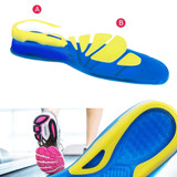 Silicon Gel Plantar Fasciitis Shock Absorption Arch Orthopedic Insoles Silicon Gel Plantar Fasciitis Shock Absorption Arch Orthopedic Insoles