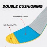 Breathable Elastic Shock Absorbing Memory Foam Insoles