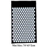 74X43cm Acupressure Yoga Mat and Pillow Set for Body/Neck/Back/Foot Stress Pain Relief