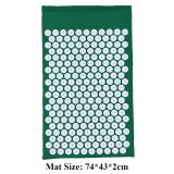 74X43cm Acupressure Yoga Mat and Pillow Set for Body/Neck/Back/Foot Stress Pain Relief