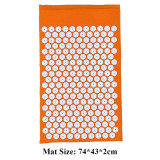 74X43cm Acupressure Yoga Mat and Pillow Set for Body/Neck/Back/Foot Stress Pain Relief