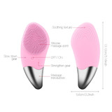 Electric Silicone Facial Cleansing Brush Beauty Tool