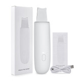 Ultrasonic Skin Scrubber Vibrating Facial Cleansing Skin Spatula Peeling Beauty Instrument Device