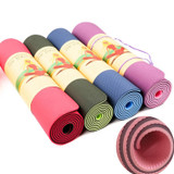 6mm Double Sided Various Color Exercise Sports TPE Yoga Mat