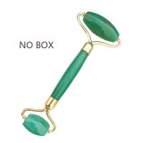 Natural Wrinkle Removal Rose Quartz Scraper Face Jade Massage Roller Tools for Slimming Face