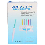 Portable Noiseless Oral Irrigator Dental Water Flosser With 5 Jets