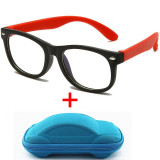 Blue Light Blocking Transparent Optical Frame Glasses for Children